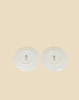 Hermes Rouge H Deco Bread And Butter Plate n 1 Set (2 PSC)