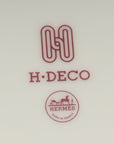 Hermes Rouge H Deco Bread And Butter Plate n 1 Set (2 PSC)