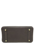 Hermes Ebene Barenia Faubourg Birkin 25 Bag