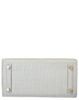 Hermes Beton Matte Alligator Mississippiensis Birkin 25 Sellier Bag