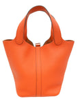 Hermes Orange Picotin Lock 18 Bag