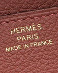 Hermes Rouge H Constance To Go Evercolor Wallet
