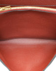 Hermes Rouge H Constance To Go Evercolor Wallet