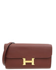 Hermes Rouge H Constance To Go Evercolor Wallet