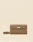 Hermes Etoupe Kelly To Go Evercolor Wallet