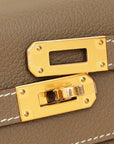 Hermes Etoupe Kelly To Go Evercolor Wallet