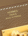 Hermes Etoupe Kelly To Go Evercolor Wallet