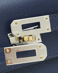 Hermes Bleu Saphire Kelly To Go Chevre Wallet