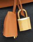 Hermes Bicolor Herbag Zip 31 PM Toile H Berline Vache Hunter Bag