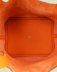 Hermes Orange Picotin Lock 22 Bag
