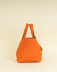 Hermes Orange Picotin Lock 22 Bag