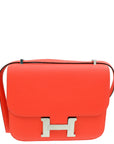 Hermes Orange Field Constance III Re-Edition Mini Bag