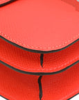 Hermes Orange Field Constance III Re-Edition Mini Bag