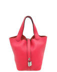 Hermes Rose Extreme Picotin Lock 18 Bag