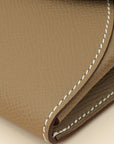 Hermes Etoupe Glacier Maillon To Go Wallet