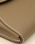 Hermes Etoupe Glacier Maillon To Go Wallet