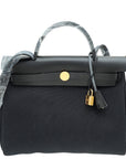 Hermes Noir Herbag Zip 31 PM Bag