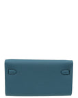 Hermes Bleu Thalassa Kelly To Go Wallet