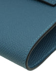 Hermes Bleu Thalassa Kelly To Go Wallet