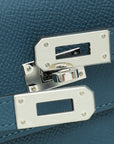 Hermes Bleu Thalassa Kelly To Go Wallet