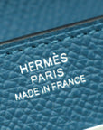 Hermes Bleu Thalassa Kelly To Go Wallet