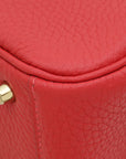 Hermes Vermillon Mini Lindy Bag