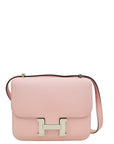Hermes Rose Sakura Constance III Mini Re-Edition Bag