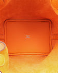 Hermes Orange Picotin Lock 18 Bag