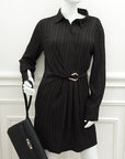 Hermes Noir Kelly Depeches 25 Pouch