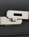 Hermes Noir Kelly Depeches 25 Pouch