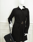 Hermes Noir Kelly Depeches 25 Pouch