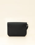 Hermes Noir Kelly Depeches 25 Pouch