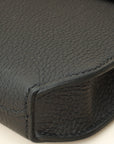 Hermes Noir Kelly Depeches 25 Pouch