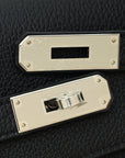 Hermes Noir Kelly Depeches 25 Pouch