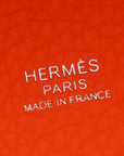 Hermes Orange Minium Picotin Lock 22 Bag