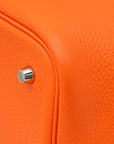 Hermes Orange Minium Picotin Lock 22 Bag