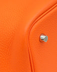 Hermes Orange Minium Picotin Lock 22 Bag