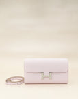 Hermes Mauve Pale Constance To Go Wallet