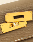 Hermes Etoupe Sellier Kelly 28 Bag