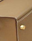 Hermes Etoupe Sellier Kelly 28 Bag