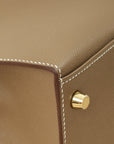 Hermes Etoupe Sellier Kelly 28 Bag