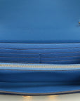 Hermes Bleu Zellige Matte Alligator Constance To Go Wallet