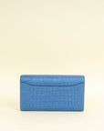 Hermes Bleu Zellige Matte Alligator Constance To Go Wallet