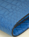 Hermes Bleu Zellige Matte Alligator Constance To Go Wallet