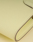 Hermes Jaune Milton Kelly Classic To Go Wallet