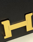 Hermes Noir Constance Elan Bag