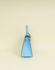 Hermes Bleu Celeste Kelly 25 Sellier Bag
