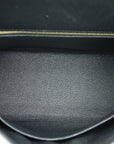 Hermes Noir Sellier Kelly 25 Bag