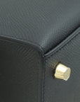 Hermes Noir Sellier Kelly 25 Bag