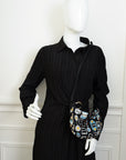 Hermes Tricolor Carre en Boucles Sursoie To Go Pouch